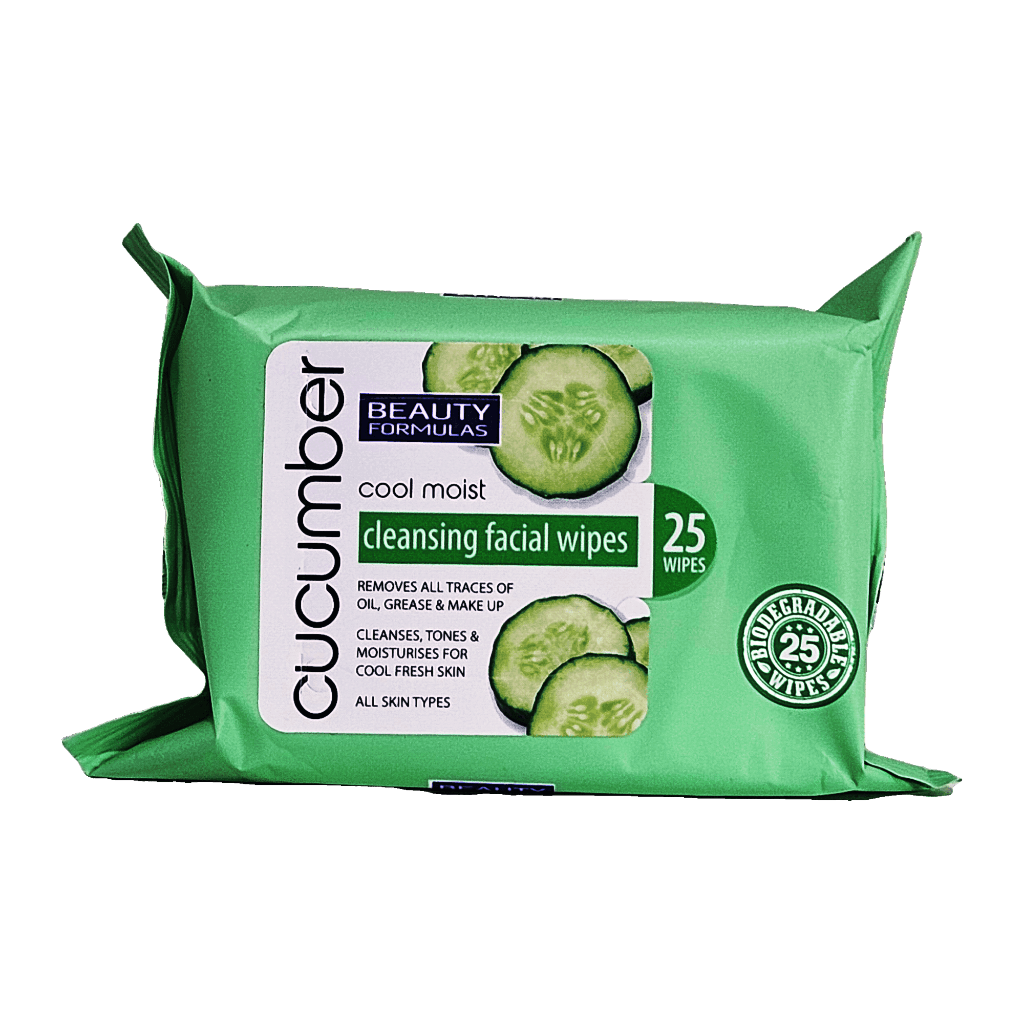 Beauty Formula Cucumber Cool Moist Cleansing Facial Wipes
