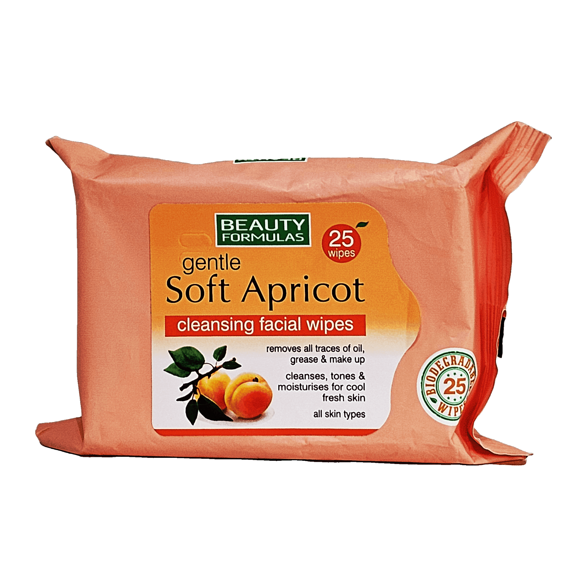 Beauty Formula Gentle Soft Apricot Cleansing Facial Wipes